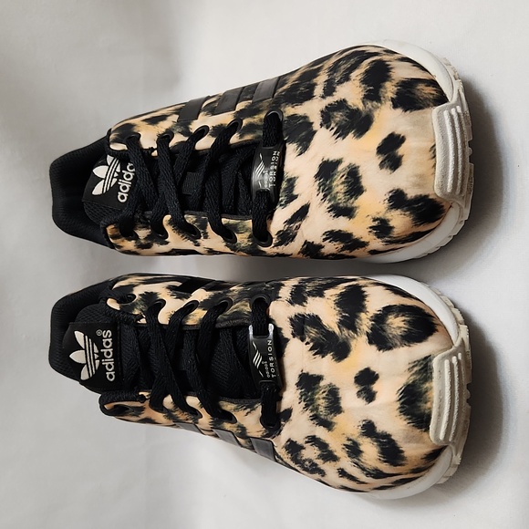 Adidas Torsion ZX Glux Leopard Print sneakers (womens size 6.5) - Picture 4 of 14